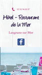 Mobile Screenshot of hotelrestaurantdelamer.com